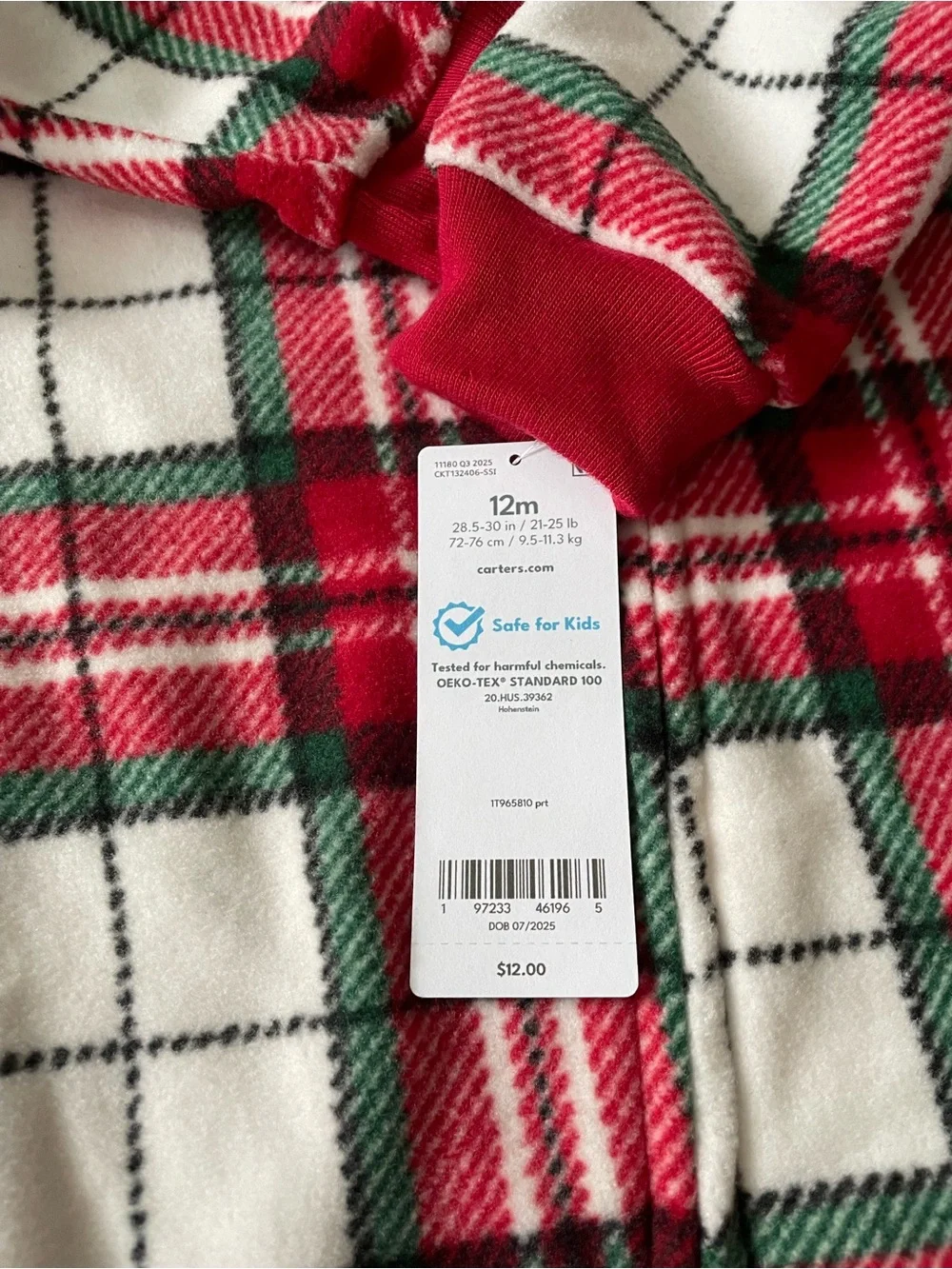 BUNDLE of 3 NWT sleepers 12 months Christmas boys girls